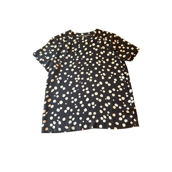 & Other Stories Black & White Polka Dot Blouse With Button Detail - Picture 1 of 7